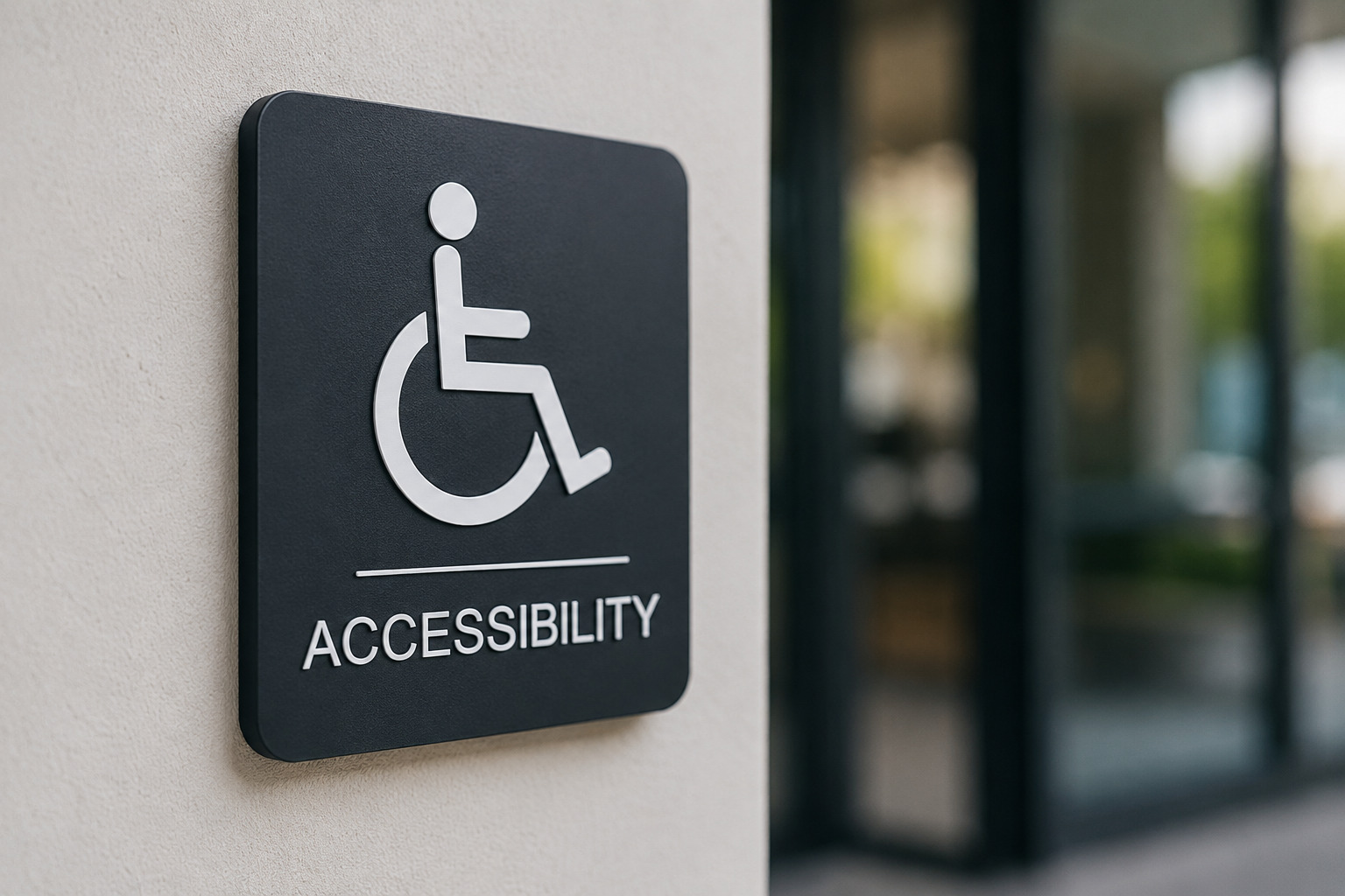 Accessibility sign